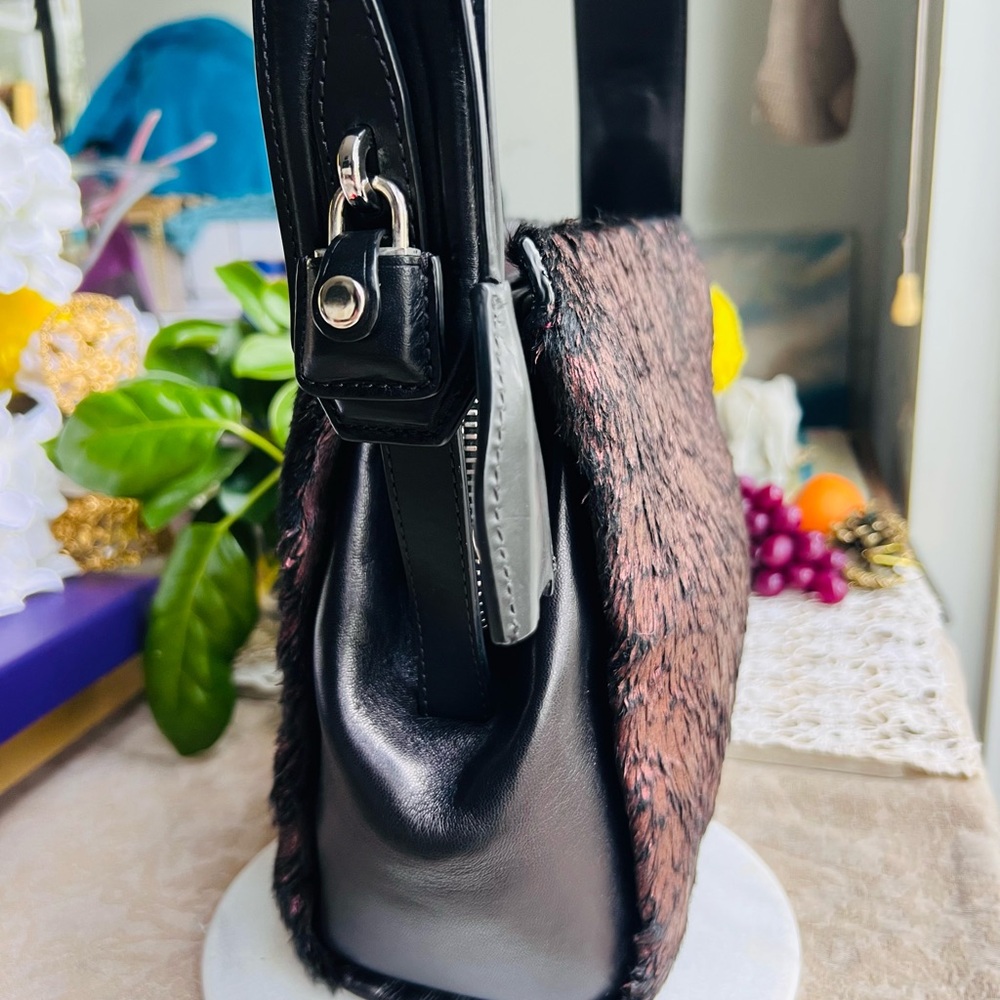 Alexander Wang Fierce! Pony Hair Shoulder Bag NWOT - Picture 4 of 11
